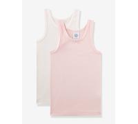 2er-Pack Unterhemden Mädchen Sanetta, uni pudrig rosa Gr. 92/98