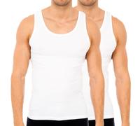 2er-Pack Unterhemden mit breiten Trägern für Herren, Modell AS02300. EU56