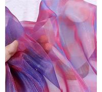 2er Set Regenbogen Glitter Tüll Rollen Tüll Funkelnde Tüll Band Rolle Pailletten Stoff Rolle für Braut Bogen Rock Geschenkverpackung Hochzeitsfeier Dekoration(100x140 cm) (Fuchsie,100x140 cm)
