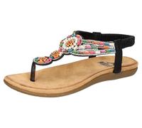 2Go Fashion Damen 8018-827 Flache Sandale, schwarz, 40 EU