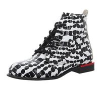 2Go Fashion Schnürstiefelette Damen weiß 36