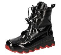 2 GO FASHION Schnür-Stiefelette 8980-601-95 Winterboots Damen Schwarz/Rot Größe 39
