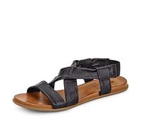 2Go Fashion Damen 8003-802 Flache Sandale, Schwarz, 38 EU