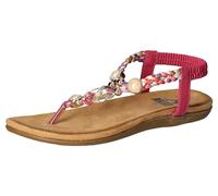 2Go Fashion Damen 8018-818 Flache Sandale, Fuchsia, 37 EU