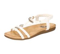 2Go Fashion Damen 8018-843 Sandale, weiß, 38 EU