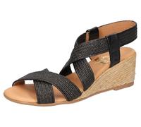 2Go Fashion Damen 8046-802 Keilsandale, schwarz, 40 EU