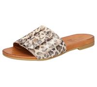 2Go Fashion Damen 8067-705 Flache Sandale, Cognac/Leo, 41 EU