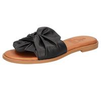 2Go Fashion Damen 8222-701 Schiebe-Sandalen, schwarz, 41 EU