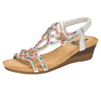 2Go Fashion Damen 8910-810 Sandale mit Absatz, Silber, 41 EU
