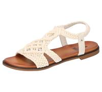 2Go Fashion Damen 8962-802 Flache Sandale, Ivory, 41 EU