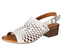 2Go Fashion Damen 8968-801 Sandale mit Absatz, weiß, 37 EU