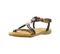 2GO FASHION - Damen Sandale schwarz - Gr. - 38