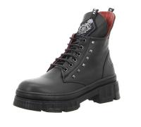 2GO FASHION - Damen Schnuer-Booty schwarz - Gr. - 41