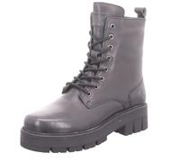 2GO Fashion Damen-Schnürstiefelette Graphit-Schwarz 39