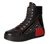 2GO Fashion Damenschuhe Schnürstiefel schwarz schwarz - Gr. - 38