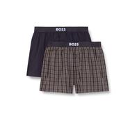 BOSS Black Boxershorts Herren Baumwolle schwarz kariert, M