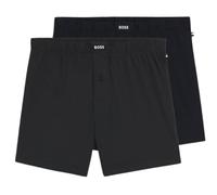 BOSS Regular Fit Boxershorts aus Baumwoll-Mix im 2er-Pack Modell '2P JERSEY BOXER ' in Oliv, Größe M
