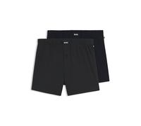 BOSS Boxershorts aus Stretch-Baumwolle im Zweier-Pack - Style 2P Jersey Boxer, 50544380 Blau / Grau M