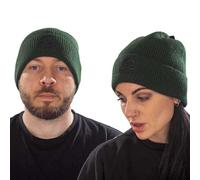 2Pac Tupac Mütze Beanie Fist Logo Nue offiziell Grün Roll Up Unisex One Size