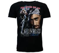 2PAC Tupac Shakur All Eyez On Me T-Shirt | Offizielles Merchandise M Schwarz