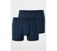 Schiesser - Original Classics Feinripp - Unterhose kurz mit Eingriff - 172695 - 2er Pack Dunkelblau 9