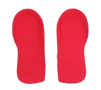 2pcs 3/4 Bogen Unterstützen Einlegesohlen für Männer Frauen Eva Plantarfasziitis Einlegesohlen Orthotische Einsätze für flache Füße Fersen Sporen Fußschmerzen Relief rot (L)