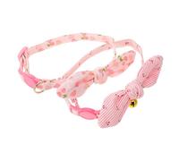 2pcs einstellbare elegante Haustierkragen mit Uhr hängende florale Katze Halskette für weibliche Katzen niedlich abbrechende Kätzchen für den Alltag und festliche Anlässe leicht zu reinigen und