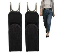 2pcs Elastischer Gürtel Ohne Schnalle Herren Damen - Elastischer Gürtel Mit Metallhaken,UnsichtbarerGürtel Gürtelhaken Stretch Ersatz, Taktischer Metallhakengürtel Klettverschluss Für Jeans HosenKleid