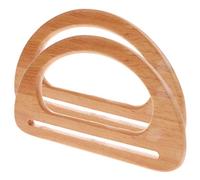 2pcs Holz Taschengriffe D Form Taschenbügel Taschenhenkel für Handtasche Geldbörse
