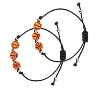 2Stk. Basketball Armband Kugel Perlen Für Männer Frauen
