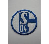 2stk FC S04 Aufnäher Patch Football Fussball Soccer Club Iron on bügelbild aufbügler Badge