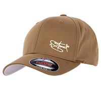 2Stoned Flexfit Baseball Cap Classic Coyote mit Stick Größe L/XL (58 cm - 60 cm) für Damen und Herren