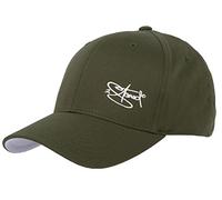 2Stoned Flexfit Baseball Cap Classic Oliv mit Stick Größe S/M (56 cm - 58 cm) für Damen, Herren und Jugendliche