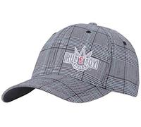 2Stoned Flexfit Baseball Cap Glen Check mit Stick Rudeboy Stylee Schwarz/Weiss Größe S/M (55cm - 58cm) für Damen, Herren und Jugendliche