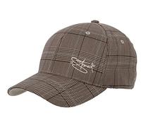 2Stoned Flexfit Glen Check in Braun/Khaki mit Stick Größe L/XL (57 cm - 60 cm) für Damen und Herren