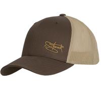 2Stoned Flexfit Snapback Trucker Cap Unisex Braun-Khaki mit Stick One Size (53cm - 61cm) für Erwachsene und Kinder