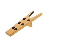 2X HOFMEISTER® Holz-Stiefelknecht für schmale Stiefel, 34 cm, Made in Germany, mit Gummi-Noppen für einen festen Stand, mit Ferseneinsatz für höhere Reibung am Schuh, praktischer Stiefelzieher
