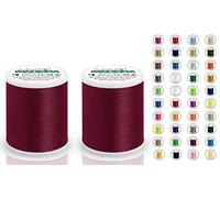 2x Madeira Polyneon 40 | SET | 1.000 m Spule | Doppelpack | Stickgarn | Maschinenstickgarn (1981 Winterberry (Beere))