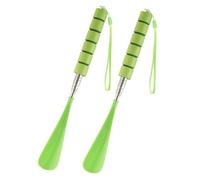 2x Teleskop Schuhlöffel ausziehbar 30-71 cm Grün