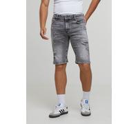 2Y Premium VICTOR RIPPED SLIM FIT SHORTS-WASHED GREY Short grau in 31