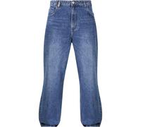 Bequeme Jeans 2Y STUDIOS "2Y Studios 2Y Adrik Basic Baggy Jeans", Herren, Gr. 38, Normalgrößen, blau (midblau), 100% Baumwolle, unifarben, casual, Jeans (48392154-38) midblau