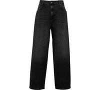 2Y Studios Herren Wide Baggy Jeans Eren Basic Washed Black (DE/NL/SE/PL, Numerisch, 30, Regular, Regular, Black)