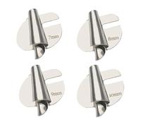 3-10mm Nähen Rollsäumer Puller Edelstahl Alte Nähmaschine Presser Saumfuß Handwerk Zubehör Rollsäumer Fuß