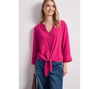 3/4-Arm Bluse mit Knotendetail