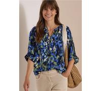 Cecil Damen 3/4-Arm Bluse mit Turn-Up und Print