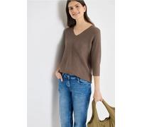 3/4-Arm Pullover mit Struktur