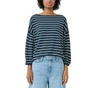 qs - Strickpullover weiß|blau - Gr. - L