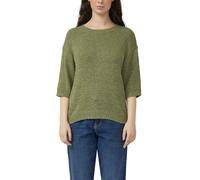 Strickpullover aus Bändchengarn mit Dreiviertelärmeln 42 olive 2180028.79X1.42