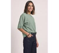 3/4 Arm-Pullover STREET ONE, Damen, Gr. 38, eucalyptus grün meliert, Pullover, mit 3/4 Ärmeln (54022019-38) eucalyptus grün meliert