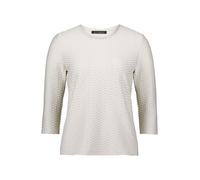 Basic Shirt mit Rundhalsausschnitt beige Damen